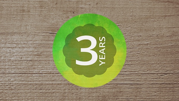 3 Jahre Garantie